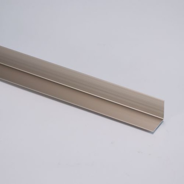 Алуминиев ъглов анодизиран профил Arcansas титан 100 x 2 x 1 см | цена за 1бр