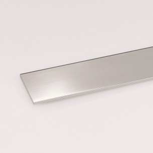 Плосък профил Arcansas, 200 х 1.5 х 0.5 см, Инокс | цена за 1бр Плосък профил Arcansas, 200 х 1.5 х 0.5 см, Инокс | цена за 1бр