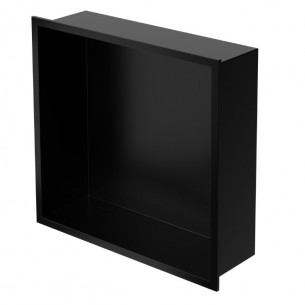 Неръждаема ниша Cascada, 300 x 300 x 10 мм, Черен | цена за 1бр