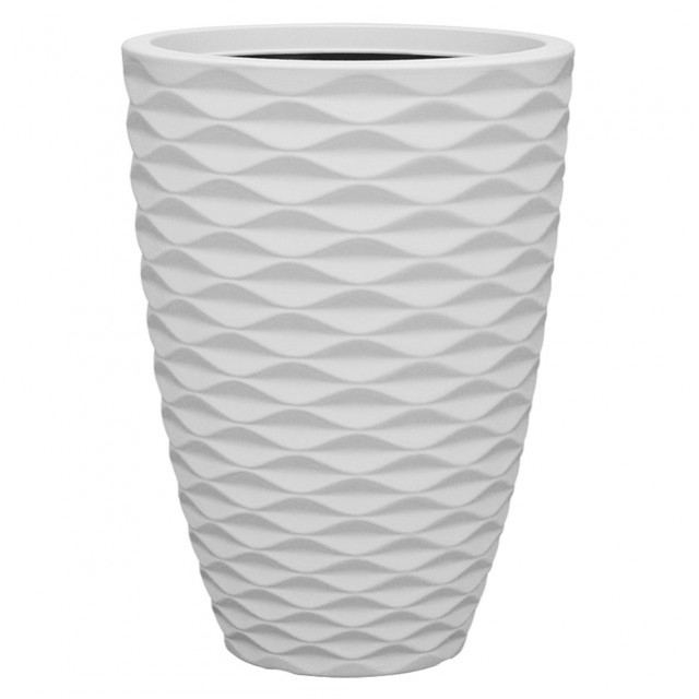 Саксия 35 x 35 x 48 см, Бял мат | цена за 1бр