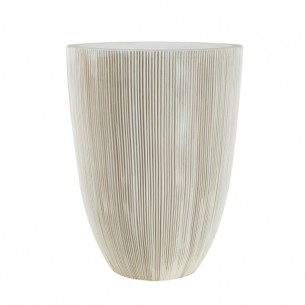 Саксия 44 x 44 x 57.5 см, Чедър бял | цена за 1бр