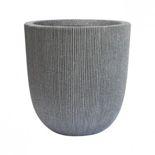 Саксия 37 x 37 x 37.5 см, Средиземноморско сиво | цена за 1бр