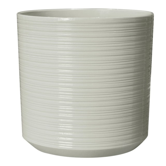 Саксия 35 x 35 x 35 см, Перлено бяло | цена за 1бр