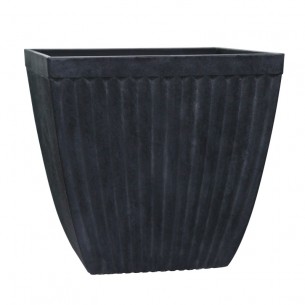 Саксия 43 x 43 x 41.5 см, Черен въглен | цена за 1бр