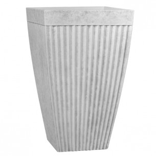 Саксия 36 x 36 x 58 см, Мисти грей | цена за 1бр