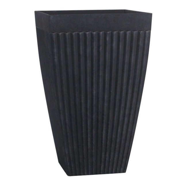 Саксия 36 x 36 x 58 см, Черен въглен | цена за 1бр