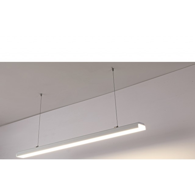 LED Линейно алуминиево тяло Ledmax 50W, 220V, Бял | цена за 1бр