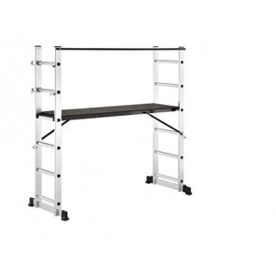 Aлуминиево скеле MINI, 2 x 6 стъпала, 147 x 40 x 1.3 см | цена за 1бр