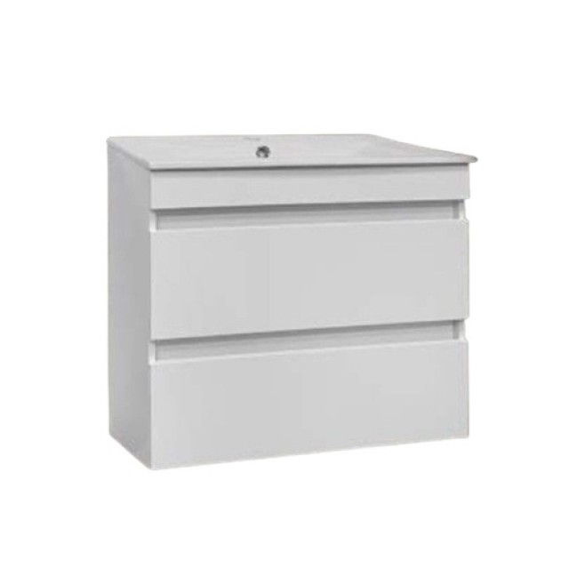 Долен шкаф за баня Макена Дона с мивка, Бял | цена за 1бр