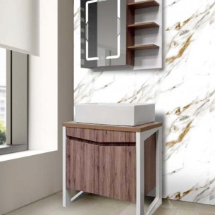 Долен шкаф за баня Макена Пандора с мивка, Цвят M01 | цена за 1бр