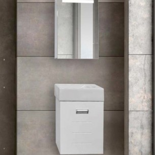 Горен шкаф за баня Макена Кико с огледало, Цвят L08 | цена за 1бр