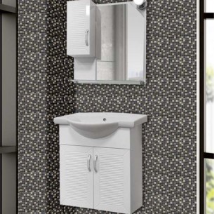 Горен шкаф за баня Макена Денвър с огледало, Цвят M01 | цена за 1бр Горен шкаф за баня Макена Денвър с огледало, Цвят M01 | цена за 1бр