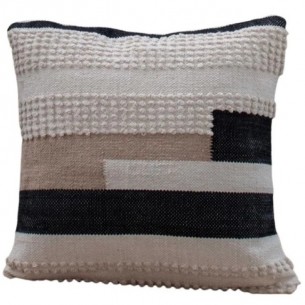 Ръчно тъкана възглавница FHF-CU-2024-14 с пълнеж, 100% памук, Вакуумно опакована | цена за 1бр