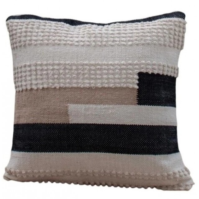 Ръчно тъкана възглавница FHF-CU-2024-14 с пълнеж, 100% памук, Вакуумно опакована | цена за 1бр