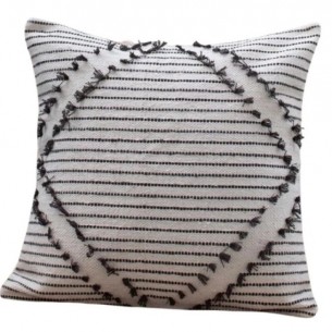 Ръчно тъкана възглавница FHF-CU-2024-16 с пълнеж, 100% памук, Вакуумно опакована | цена за 1бр