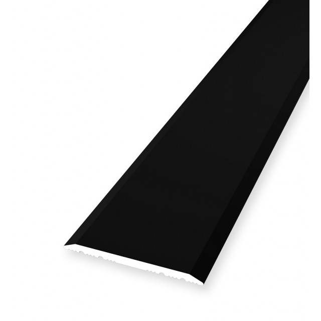 Алуминиев анодизиран преходен профил Kuberit 443, 1000 х 32 х 2 мм, Черен | цена за 1бр