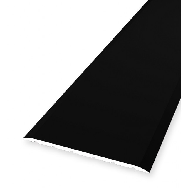 Алуминиев анодизиран преходен профил Kuberit 444, 1000 х 80 х 3мм, Черен | цена за 1бр