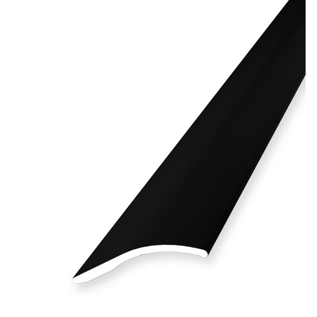 Алуминиев анодизиран преходен профил за денивелация до 18 мм Kuberit 248, 1000 х 40 x 18 мм, Черен | цена за 1бр