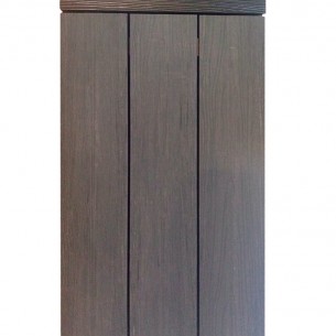 Декинг WPC W138 сиво/черно BERGDECK 290х13.8х2.3 см  | цена за 1квм