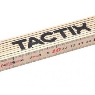 Сгъваем дървен метър TACTIX, 2 м | цена за 1бр Сгъваем дървен метър TACTIX, 2 м | цена за 1бр