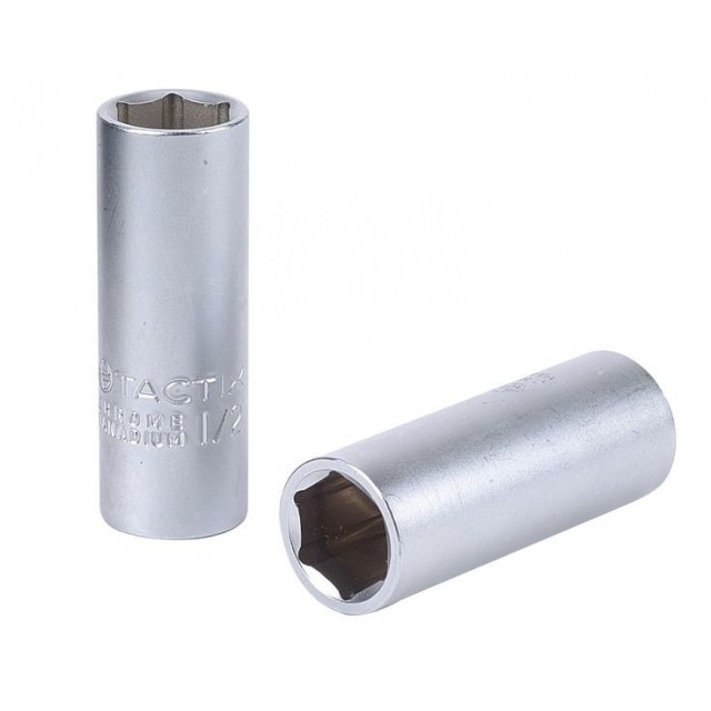 Вложка удължена 6-стенна TACTIX CR-V 1/4" x 13 мм | цена за 1бр