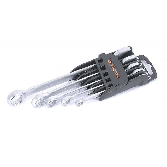 Комплект от 5 броя звездогаечни ключове TACTIX, 8-17 мм | цена за 1бр