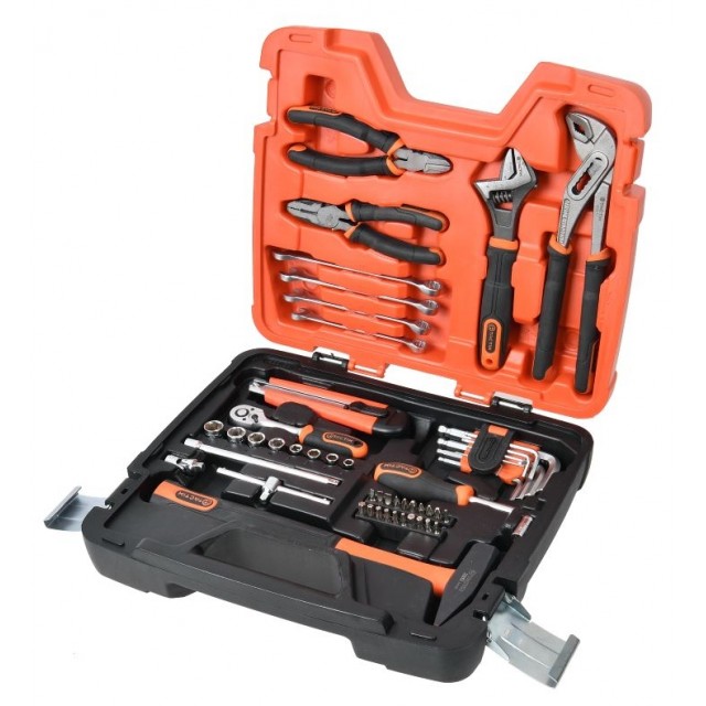 Комплект инструменти TACTIX CR-V, 53 части | цена за 1бр