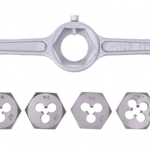 Комплект плашки TACTIX М3-М8, 7 части | цена за 1бр Комплект плашки TACTIX М3-М8, 7 части | цена за 1бр