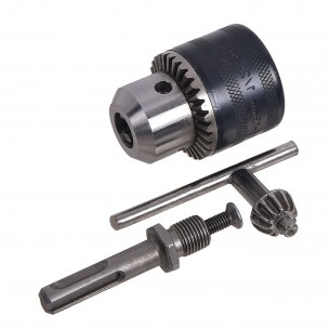 Патронник за бормашина TACTIX 1/2" 13 мм с ключ + адаптор SDS-plus | цена за 1бр Патронник за бормашина TACTIX 1/2" 13 мм с ключ + адаптор SDS-plus | цена за 1бр