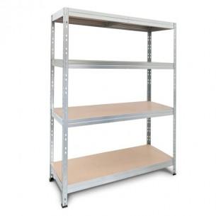 Стелаж метален Ar shelving RIVET300, Поцинкован, 4 рафта х 300 кг, 180 x 150 x 60 см | цена за 1бр Стелаж метален Ar shelving RIVET300, Поцинкован, 4 рафта х 300 кг, 180 x 150 x 60 см | цена за 1бр