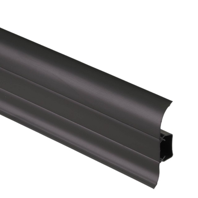 PVC перваз с кабелен канал SG56/15, Черен, 2.5 м | цена за 1линм