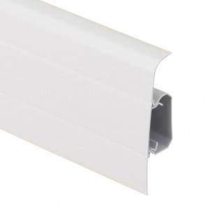 PVC перваз SG75/03 Salag с кабелен канал, Сив, 2.2 м | цена за 1линм