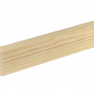 Дървен правоъгълен профил 23 x 46 мм, Смърч/бор без чепове, 240 см | цена за 1бр