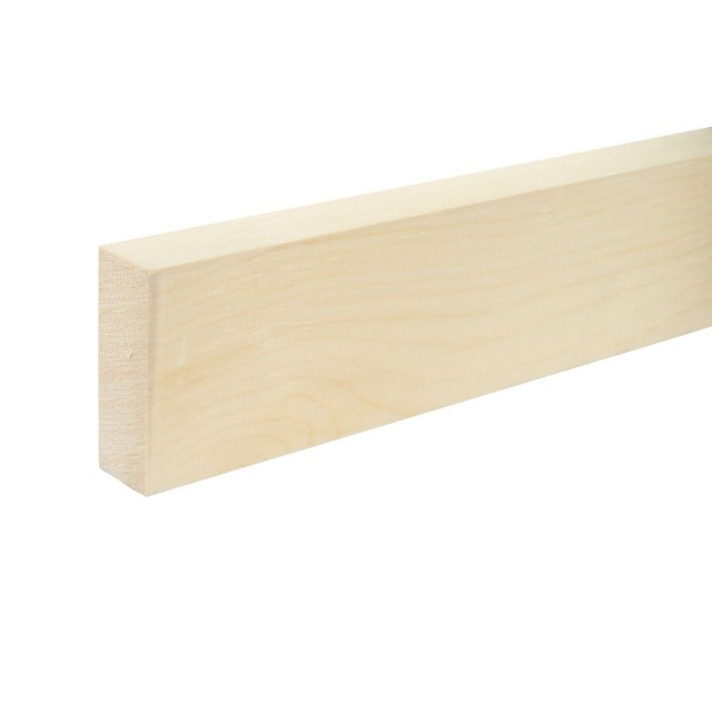 Дървен правоъгълен профил 29 x 96 мм, Смърч/бор без чепове, 240 см | цена за 1бр