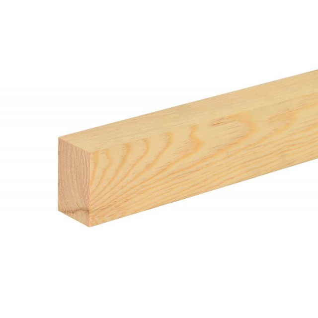 Дървен правоъгълен профил 40 x 60 мм, Смърч/бор без чепове, 240 см | цена за 1бр