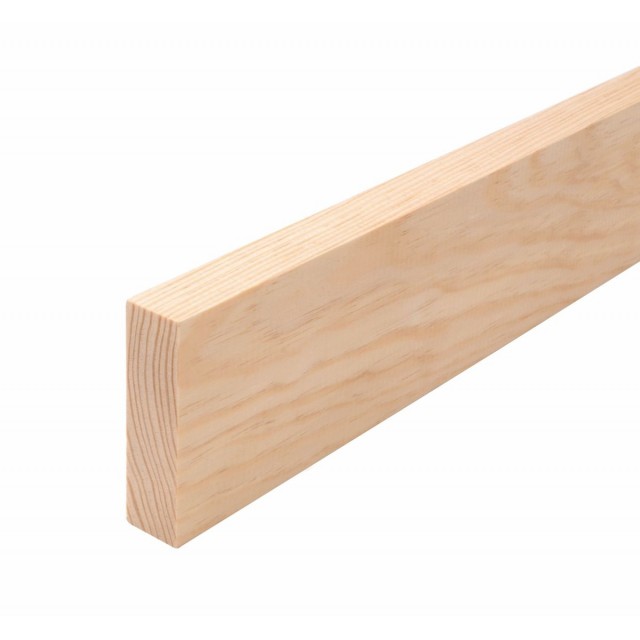 Дървен правоъгълен профил 40 x 80 мм, Смърч/бор без чепове, 240 см | цена за 1бр
