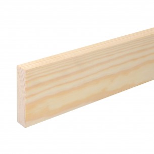 Дървен правоъгълен профил 19 x 80 мм, Смърч/бор без чепове, 100 см | цена за 1бр Дървен правоъгълен профил 19 x 80 мм, Смърч/бор без чепове, 100 см | цена за 1бр
