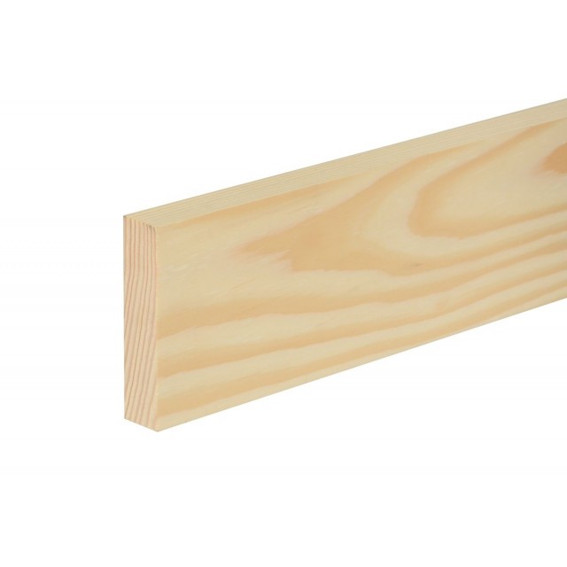 Дървен правоъгълен профил 23 x 96 мм, Смърч/бор без чепове, 100 см | цена за 1бр