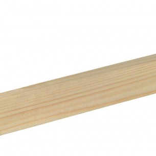 Дървен правоъгълен профил 15 x 40 мм, Смърч/бор необработен, 200 см | цена за 1бр