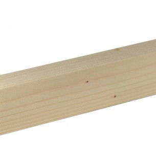 Дървен правоъгълен профил 30 x 50 мм, Смърч/бор необработен, 200 см | цена за 1бр