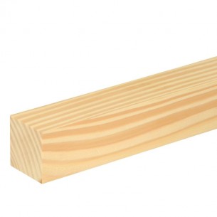 Дървен квадратен профил 40 x 40 мм, Смърч/бор необработен, 200 см | цена за 1бр Дървен квадратен профил 40 x 40 мм, Смърч/бор необработен, 200 см | цена за 1бр