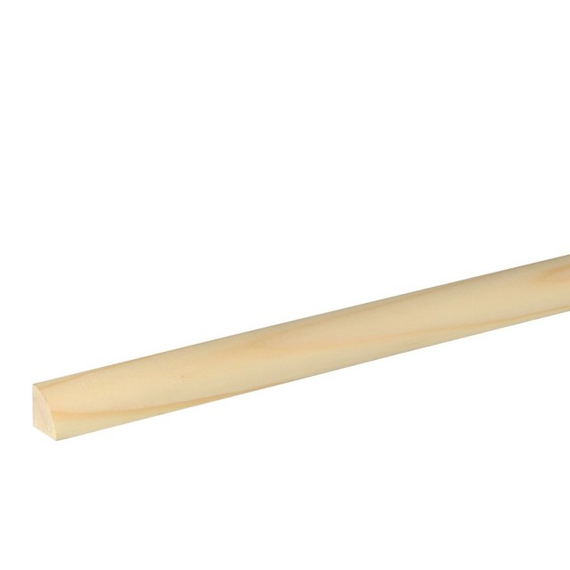 Дървен ъглов профил бидинг 20 x 20 мм, Смърч необработен, 240 см | цена за 1бр