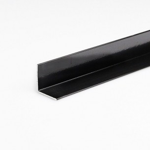 Алуминиев ъглов профил Arcansas 1000 x 20 x 20 мм, Черен | цена за 1бр