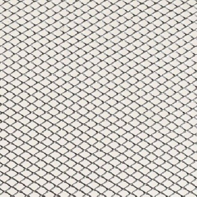 Стоманена перфорирана ламарина Arcansas с перфорация 6 x 3.3 мм, Сребрист, 100 x 40 см | цена за 1бр