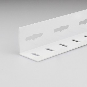 Стоманен поцинкован ъглов профил Arcansas, 1000 x 35 x 35 мм, Бял | цена за 1бр