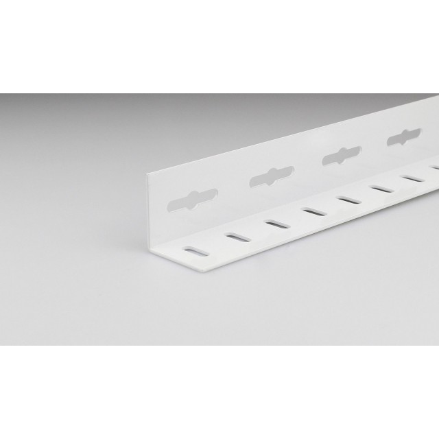 Стоманен поцинкован ъглов профил Arcansas, 1000 x 25 x 25 мм, Бял | цена за 1бр