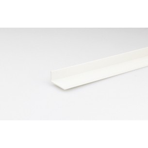 PVC L-ъглов профил Arcansas, 1000 x 20 x 10 мм, Бял | цена за 1бр