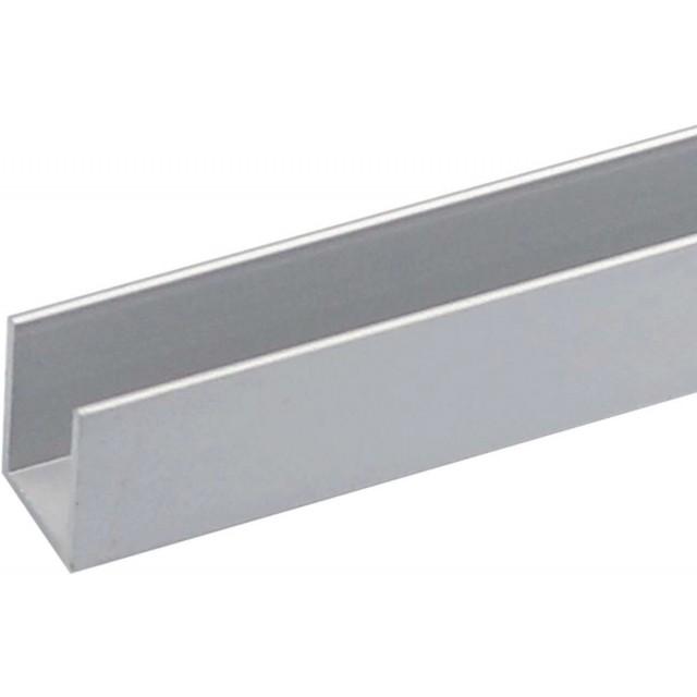 Алуминиев U-профил Arcansas, 2000 x 12,9 x 10 мм, Сребрист | цена за 1бр