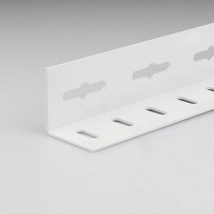 Стоманен поцинкован ъглов профил Arcansas, 2000 x 35 x 35 мм, Бял | цена за 1бр Стоманен поцинкован ъглов профил Arcansas, 2000 x 35 x 35 мм, Бял | цена за 1бр