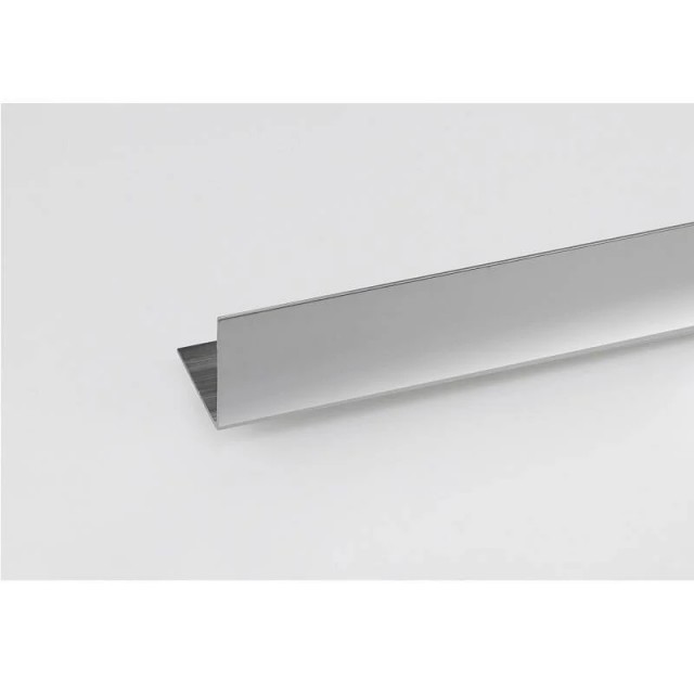 Алуминиев анодизиран самозалепящ ъглов профил Arcansas, 1000 x 11 x 11 мм, Полирано сребро | цена за 1бр